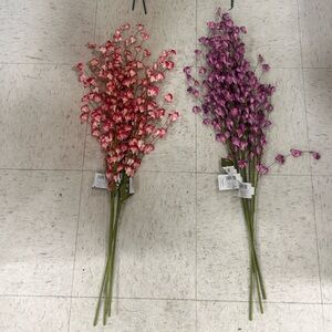 Artificial Floral Bundle - Pink and Purple
